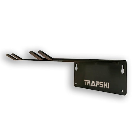 Trapski TRAPAWAY Single Ski or Snowboard Wall Rack, Black TRAPAWAY-SWALL-BLK